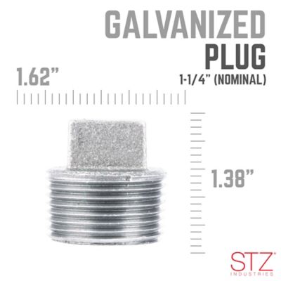 Image showing  1-1/4 Galvanized Plug