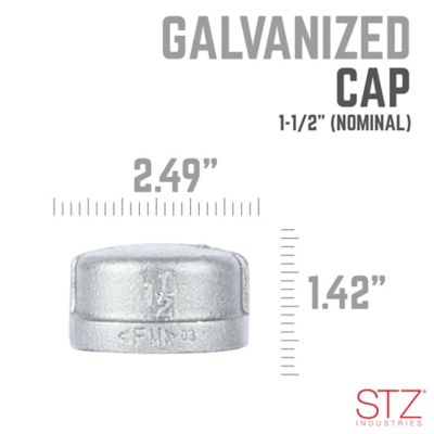 Image showing  1-1/2 Galvanized Cap