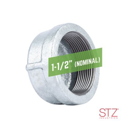 Image showing  1-1/2 Galvanized Cap