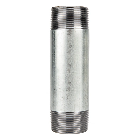 LDR Industries 1-1/2 in. x 6 in. Galvanized Pipe Nipple