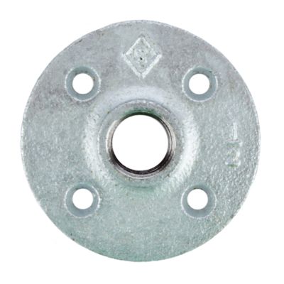 LDR Industries 1/2 in. STZ Galvanized Floor Flange