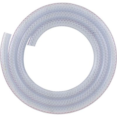 LDR Industries 1/2 in. ID x 3/4 in. OD Clear Braided Nylon Tubing