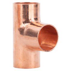 Image showing  1/2 in. Plain End Sweat Tee Copper