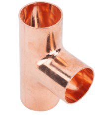 Image showing  3/4 in. Plain End Sweat Tee Copper