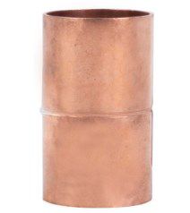 Image showing  3/4 in. x 3/4 in. Plain End Sweat Coupling Copper