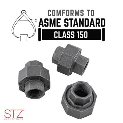 Image showing 1/2 in. Black Union