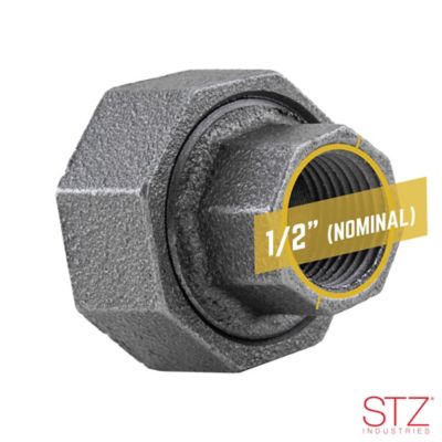 Image showing 1/2 in. Black Union