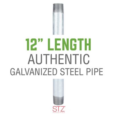 Image showing  1/2 in. x 12 in. Nipple, Black