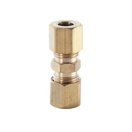 LDR Industries 1/4 in. Brass Compression Union