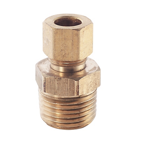 LDR Industries 3/8 in. x 1/2 in. M.I.P. Brass Male Adapter