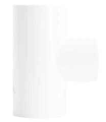 Image showing  1 in. x 3/4 in. Plain End PVC Reducing Tee