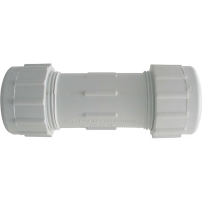 LDR Industries 1 in. x 1 in. Compression PVC Coupling