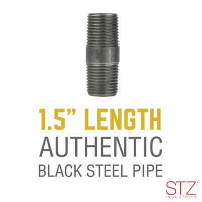 Image showing  3/4 in. x 1-1/2 in. Black Nipple Short