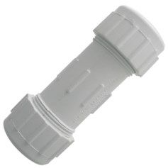 Image showing  1-1/4 in. x 1-1/4 in. Compression PVC Coupling