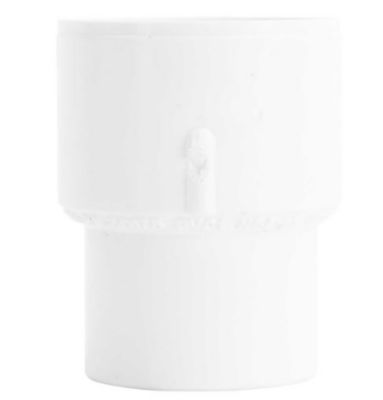 Image showing  3/4 in. x 1/2 in. Plain End PVC Reducing Tee