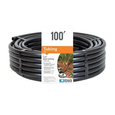 DIG 100 ft. x 1/2 in. Polyethylene Drip Tubing