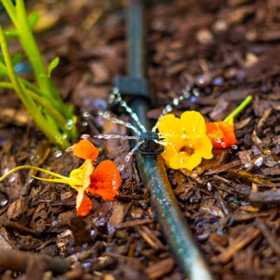 Image showing  Adjustable Stream Drip Emitters on Barb, 360-Degree, 10 pc.