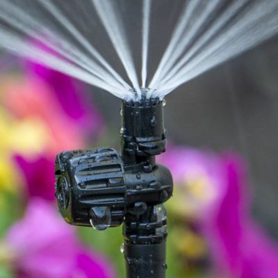 Image showing  Adjustable Micro Sprayer Jet Complete Assembly, 360-Degree Pattern