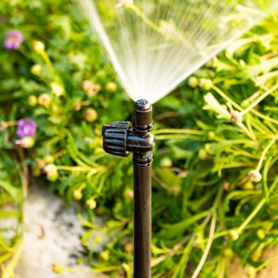 Image showing  Adjustable Micro Sprayer Jet Complete Assembly, 90-Degree Pattern