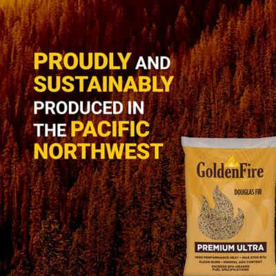 Image showing GoldenFire Premium Ultra Wood Pellets, 40 lb.