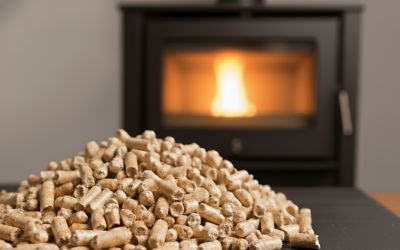 Image showing  Hardwood Wood Fuel Pellets, 40 lb.