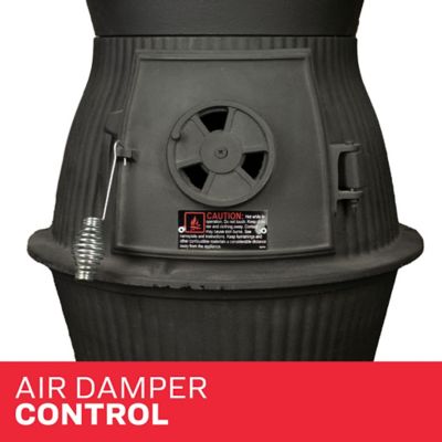 Image showing 5 th US Stove 1500 sq. ft. Railroad Potbelly Coal Stove, 20,000 BTU, 1869