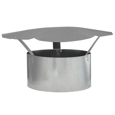 Imperial 8 in. Galvanized Rain Cap, GV0591