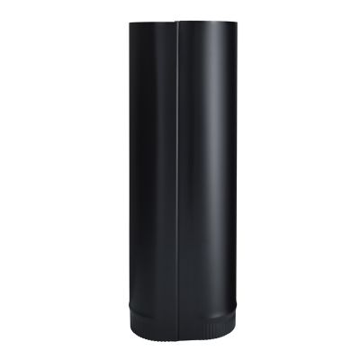 Image showing 7 th Imperial 8 in. x 24 in. Stove Pipe, Black