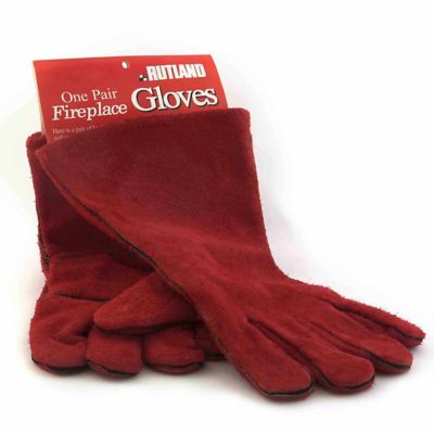 Rutland Fireplace Gloves, Cowhide Leather Fabric Great gloves for the wood stove!!    Well constructed and supple!