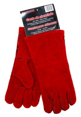 Image showing  Fireplace Gloves, Cowhide Leather Fabric