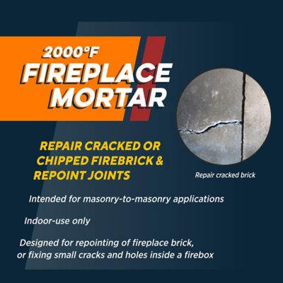 Image showing  Fireplace Mortar, 10.3 oz. Cartridge