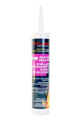 Rutland 500 Degree F RTV High-Heat Silicone, Clear, 10.3 oz.