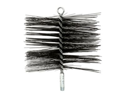 Image showing  Chimney Sweep 8 in. Square Wire Chimney Cleaning Brush, 1/4 in. NPT