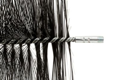 Image showing  Chimney Sweep 8 in. Square Wire Chimney Cleaning Brush, 1/4 in. NPT