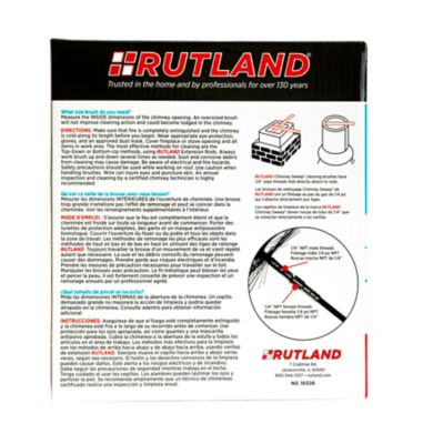 Image showing  Chimney Sweep 8 in. Square Wire Chimney Cleaning Brush, 1/4 in. NPT