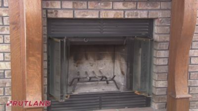 Image showing  12 in. Square Wire Chimney Cleaning Brush, 1/4 in. NPT