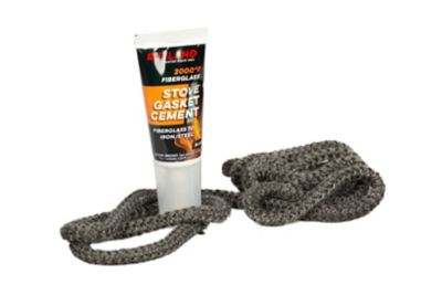 Image showing  Grapho-Glas Replacement Fiberglass Stove Gasket Kit, 7 ft. x 3/8 in. Rope