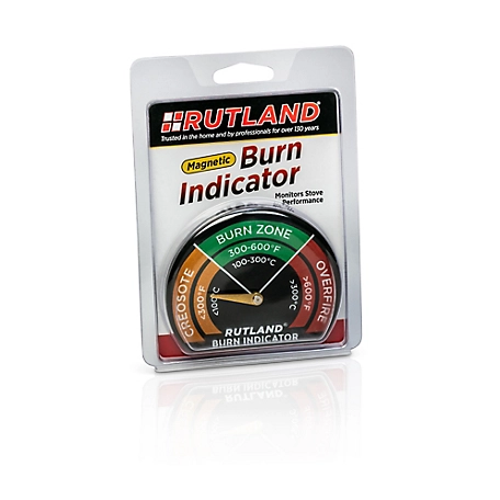 Rutland Stove Thermometer, Burn Indicator