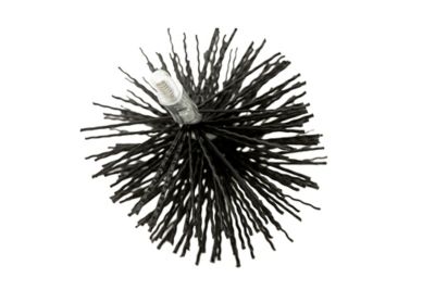 Image showing  3 in. Round Pellet Stove Brush, 1/4 in.-20 Thread