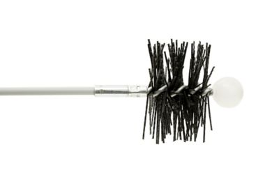 Image showing  3 in. Round Pellet Stove Brush, 1/4 in.-20 Thread