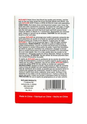 Image showing  3 in. Round Pellet Stove Brush, 1/4 in.-20 Thread