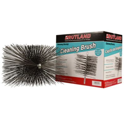 Image showing  Rectangular Wire Chimney Cleaning Brush, 7 in. x 11 in., 1/4 in. NPT