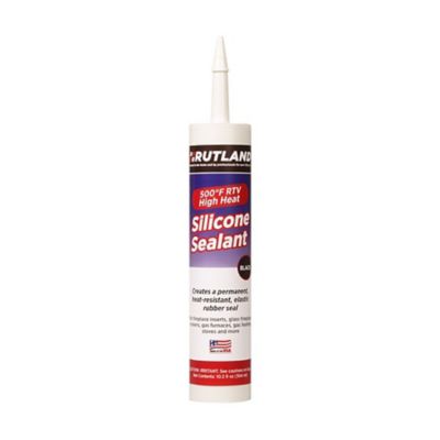 Rutland 500 Degrees F RTV High Heat Silicone Sealant, Black, 10.3 oz. Cartridge