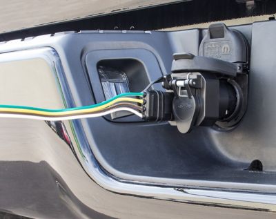 Image showing  7-RV Blade to 6- and 4-Flat Multi-Tow Adapter, Center Pin Electric Brake