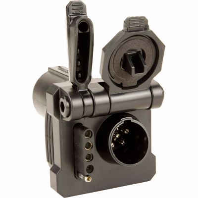 Image showing  7-RV Blade to 6- and 4-Flat Multi-Tow Adapter, Center Pin Electric Brake