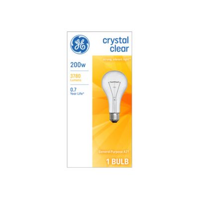 Image showing Bulb Clear 200 W