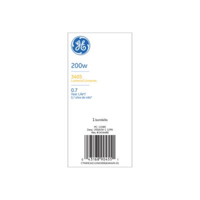 Image showing Bulb Utility Bulb 200 W