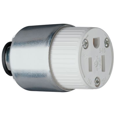 Pass & Seymour 15A Armor Connector, White