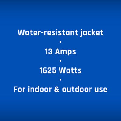 Image showing  10 ft. Outdoor 16-Gauge Standard-Power Extension Cord, Orange