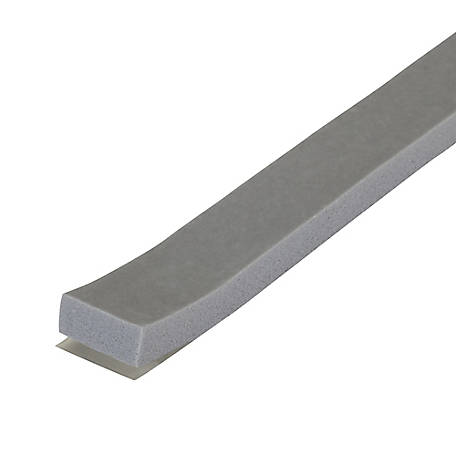M-D Building Products 1/4 in. x 1/2 in. x 17 ft. Foam Tape, High-Density, Gray